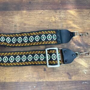 Vintage Camera Strap 2" Band Holds 3 Film Rolls Hippie Retro Boho Photographer